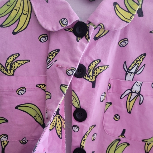Nooworks Pink Jacket with Cute Bananas - Picture 4 of 5